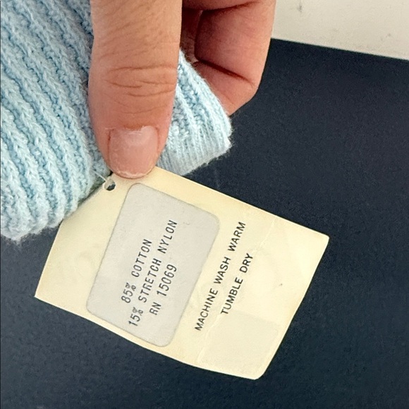 Fashion Casuals Light Blue Socks vintage 60’s - Picture 3 of 3